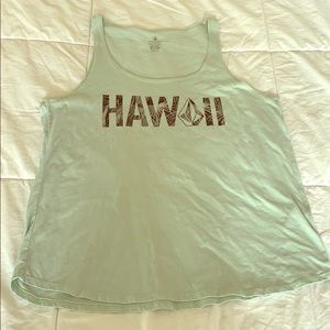 blue hawaii tank top